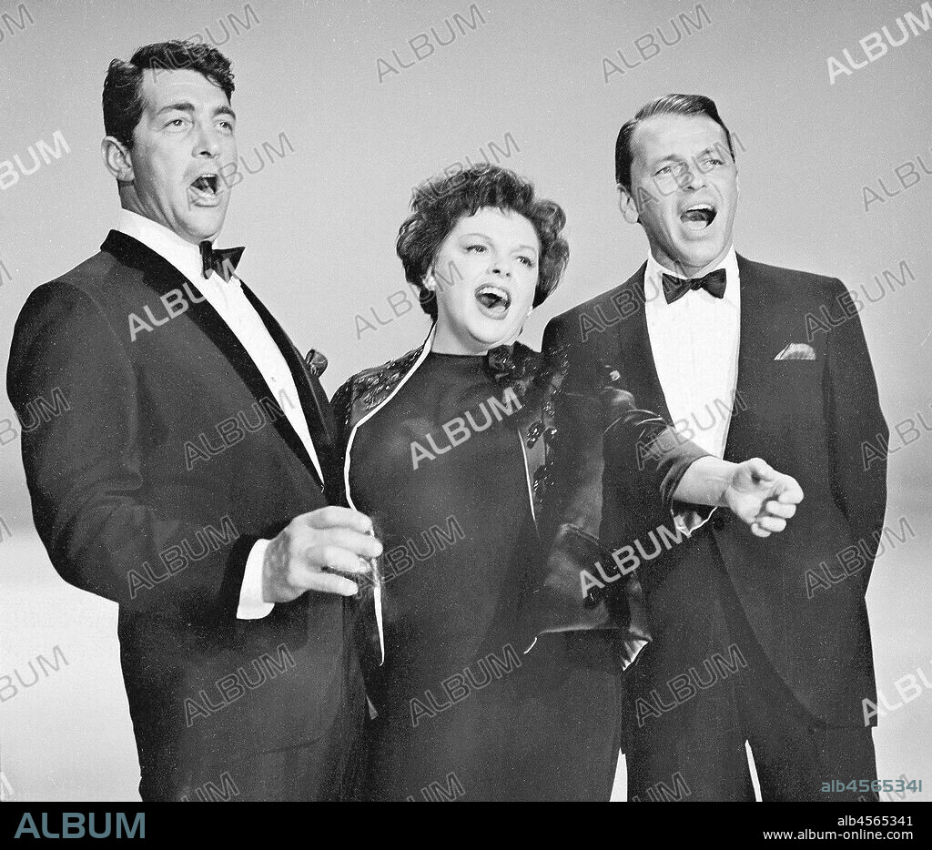 DEAN MARTIN, FRANK SINATRA et JUDY GARLAND dans THE JUDY GARLAND SHOW, 1963, réalisé par BILL HOBIN. Copyright CBS TELEVISION NETWORK.