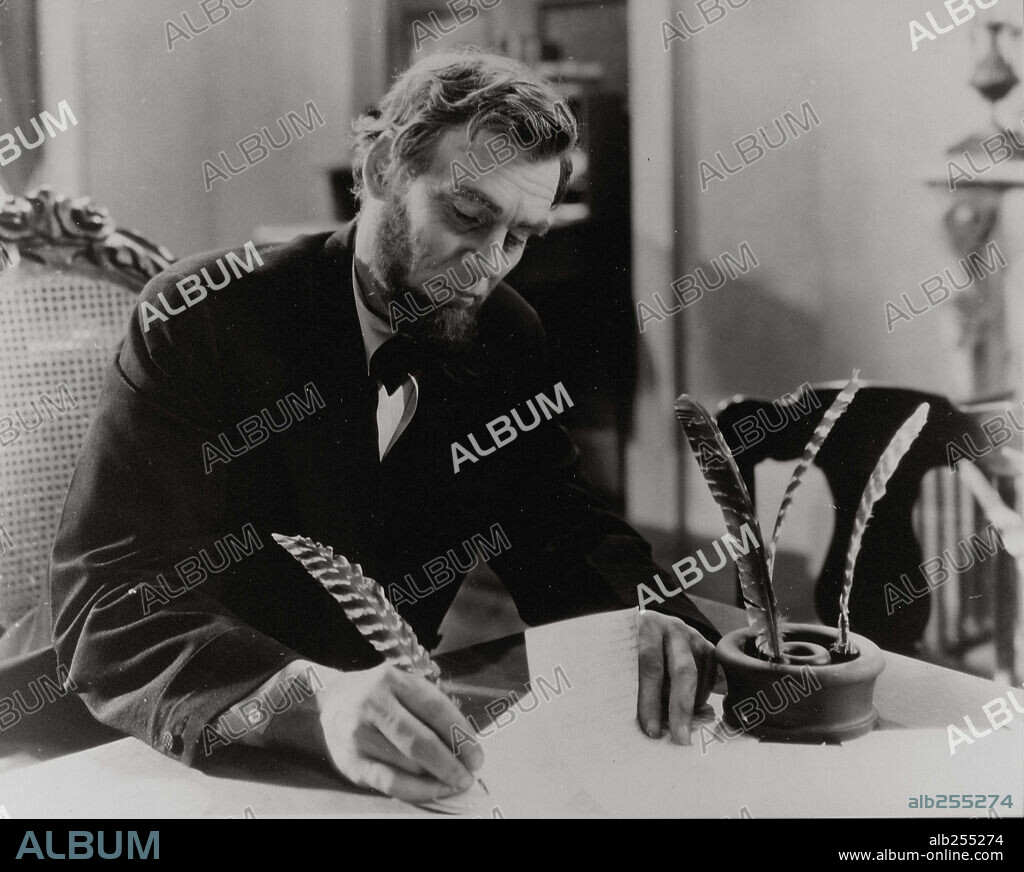 WALTER HUSTON dans ABRAHAM LINCOLN, 1930, réalisé par D. W. GRIFFITH. Copyright UNITED ARTISTS/ART CINEMA.