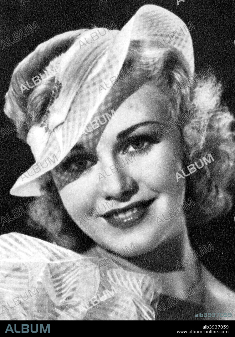 Ginger Rogers, American actress, 1934-1935. Ginger Rogers appeared in 73 films over a 35 year movie career. She is best known for her partnership with Fred Astaire, with whom she starred in 9 musicals in the 1930s. In 1941 she won the Best Actress Oscar for her performance in Kitty Foyle. Taken from Meet the Film Stars, by Seton Margrave. (London, 1934-1935).