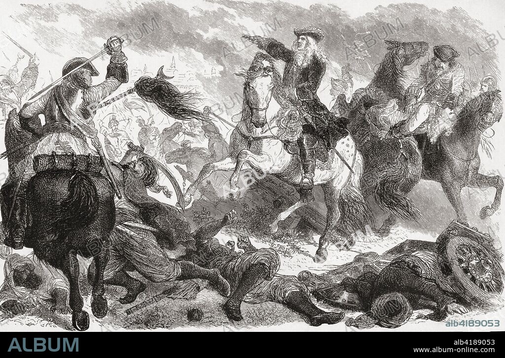 Prince Eugene of Savoy at the conquest of Belgrade 1717, thus ending ...