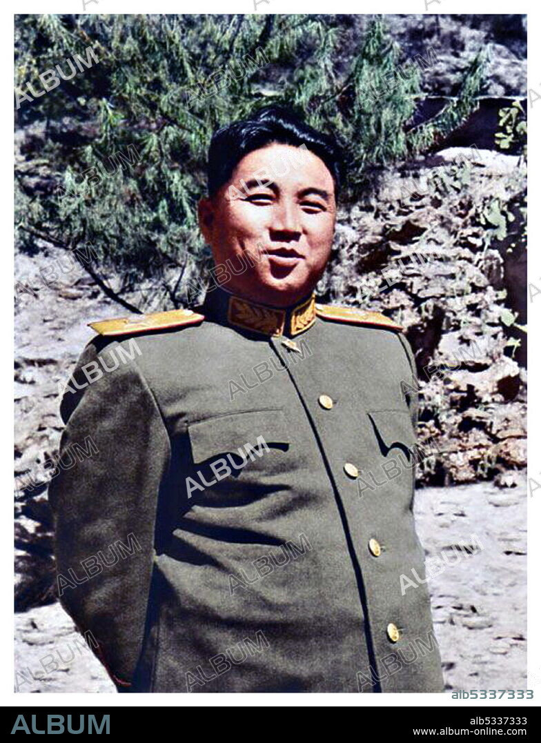 Kim Il Sung leader of North Korea 1950.