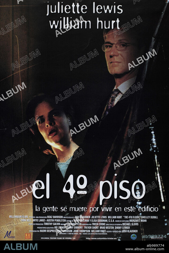 Poster de EL CUARTO PISO, 1999 (THE 4TH FLOOR), dirigida por JOSH KLAUSNER. Copyright MILLENNIUM FILMS.