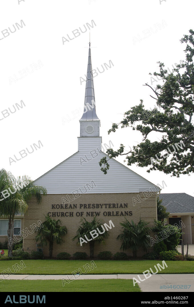 New Orleans. Korean Presbyterian Church. Outside. View. State of Louisiana. USA.