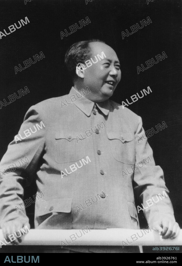 Mao Zedong, Chinese Communist revolutionary and leader, c1950s-c1960s ...