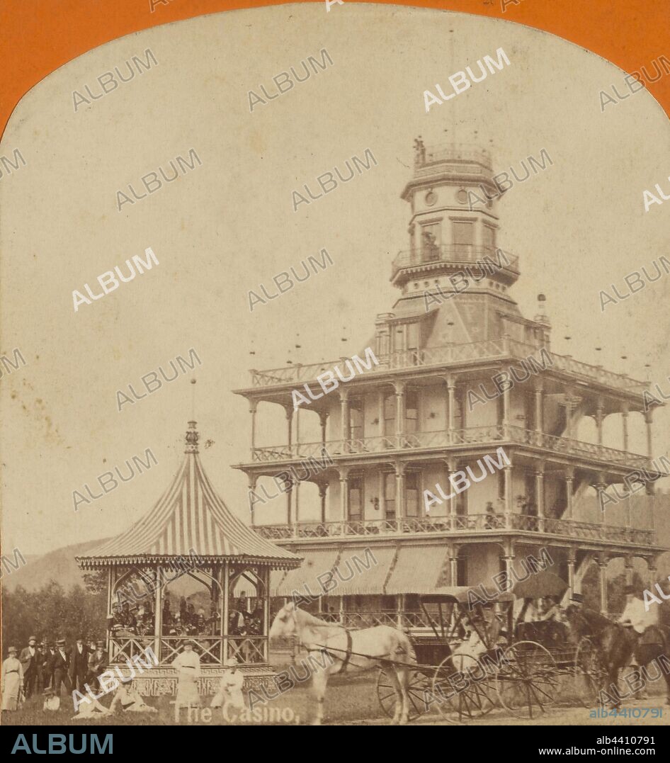 The Casino, Eldridge Park, Elmira, N.Y., Elisha M. Van Aken (American, 1828  - 1904), 1870s, Albumen silver print. - Album alb4410791