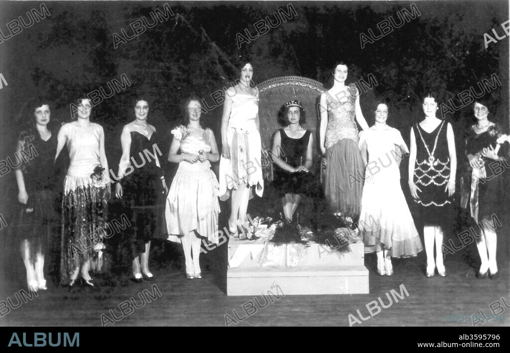 ANONYMOUS. First Miss Universe: Lisl Goldarbeiter from Austria. Galveston, Texas in 1929.