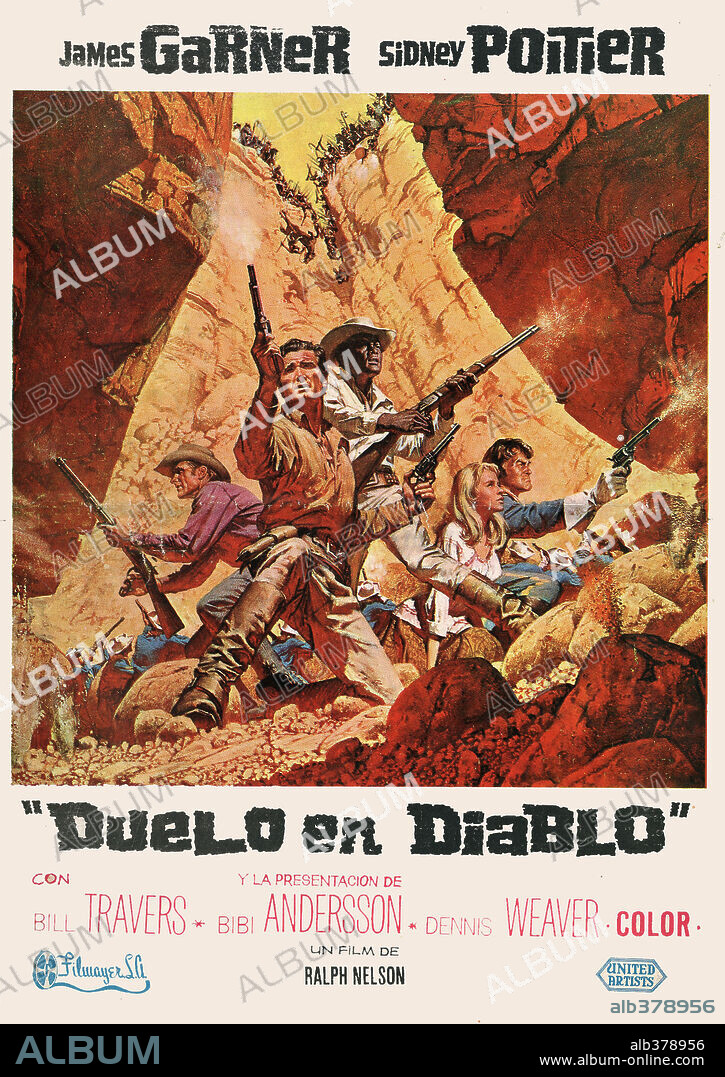 Poster of DUEL AT DIABLO, 1966, directed by RALPH NELSON. Copyright UNITED ARTISTS.