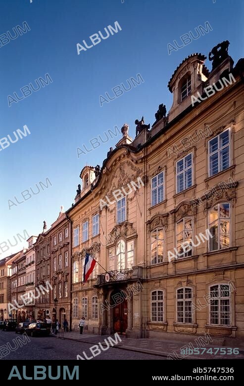 Prag, Kaunitzpalais / Brückengasse 15 (Kleinseite © L. Hammel / A. van der Voort Format / Filmsize: 6 × 9 cm.