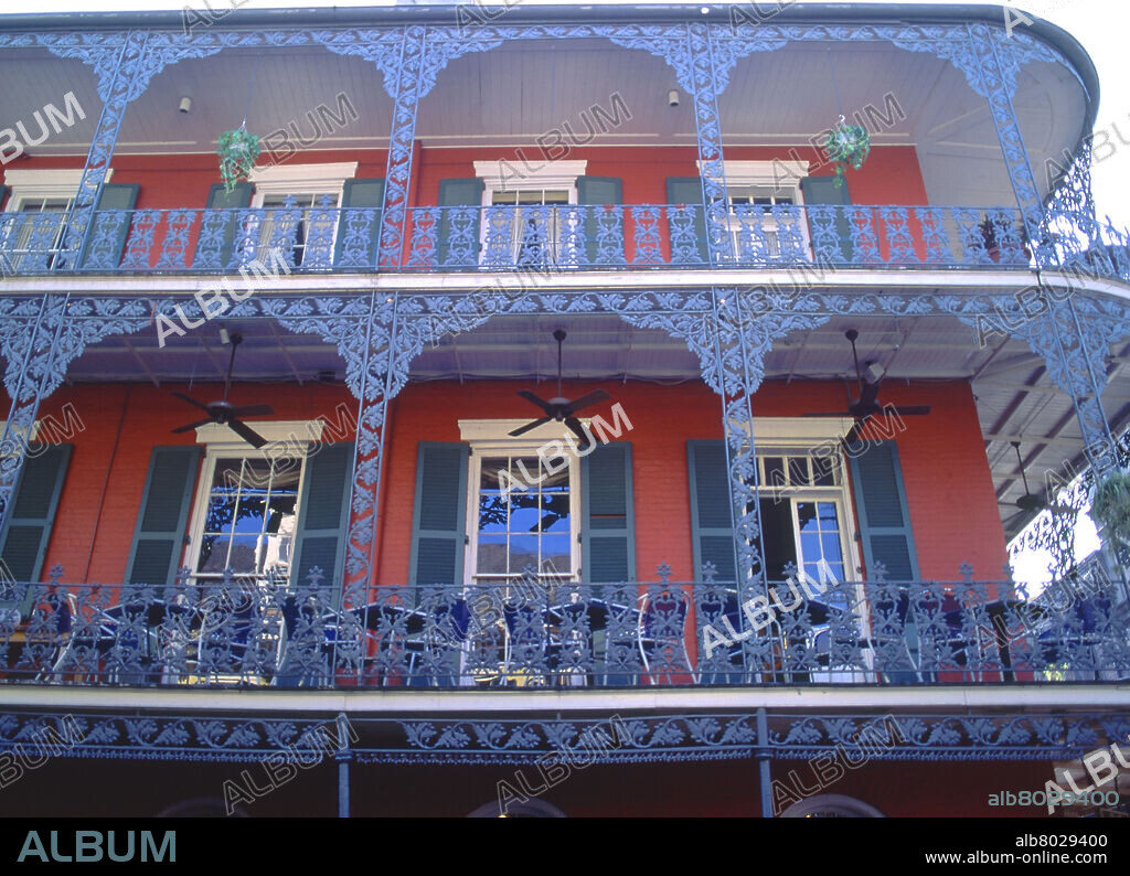 edificios del barrio francés de nueva orleans