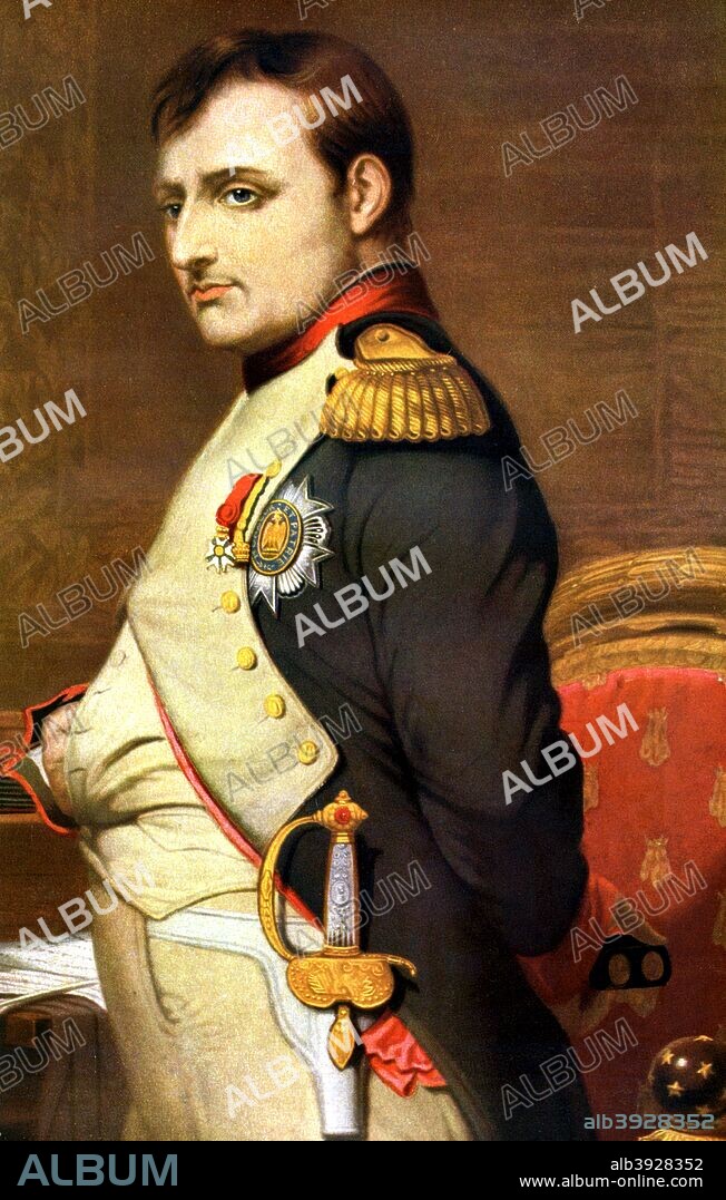 Napoleon Bonaparte, French general and Emperor. Artist: Paul Delaroche ...