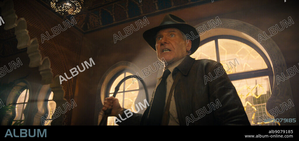 HARRISON FORD in INDIANA JONES AND THE DIAL OF DESTINY, 2023, directed by JAMES MANGOLD. Copyright Lucasfilm / Paramount Pictures.