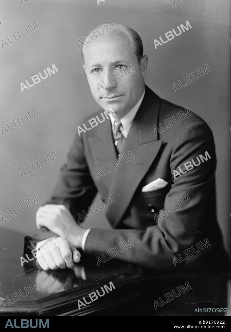 HARRIS & EWING. Benjamin Blanken, Portrait, 1933. Creator: Harris & Ewing.  - Album alb9170922