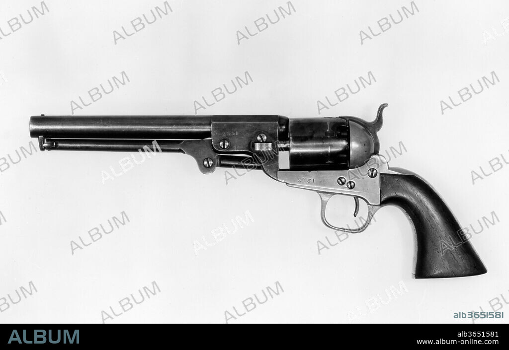 Colt Navy Percussion Revolver, Confederate Model, serial no. 2651 - Album  alb3651581