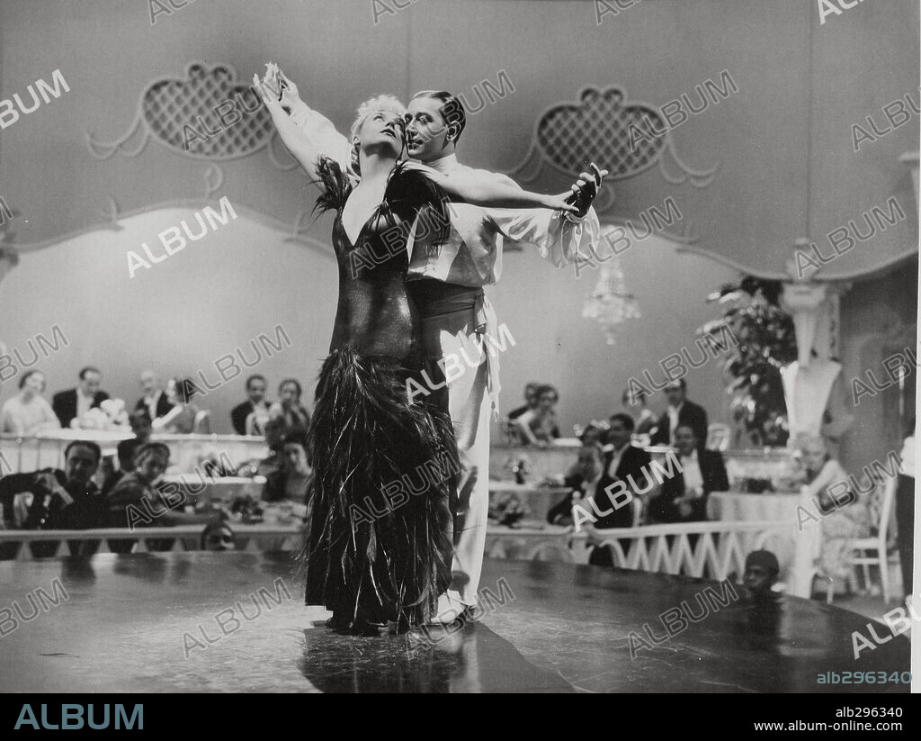 CAROLE LOMBARD and GEORGE RAFT in BOLERO, 1934, directed by MITCHELL LEISEN and WESLEY RUGGLES. Copyright PARAMOUNT PICTURES.