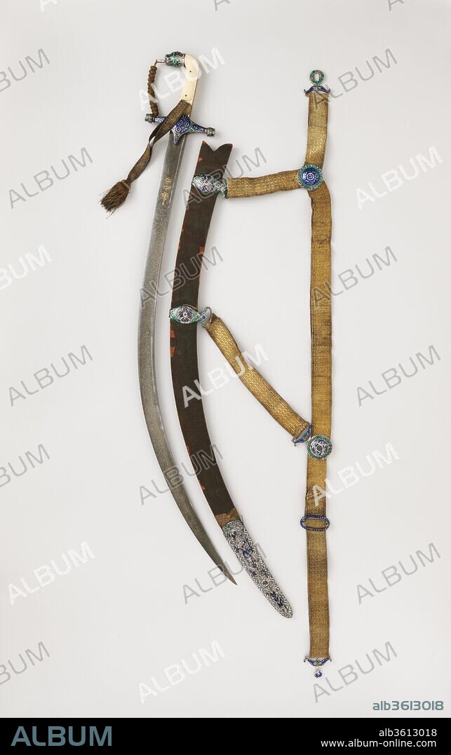 Sword (Shamshir) with Scabbard and Belt - Album alb3613018