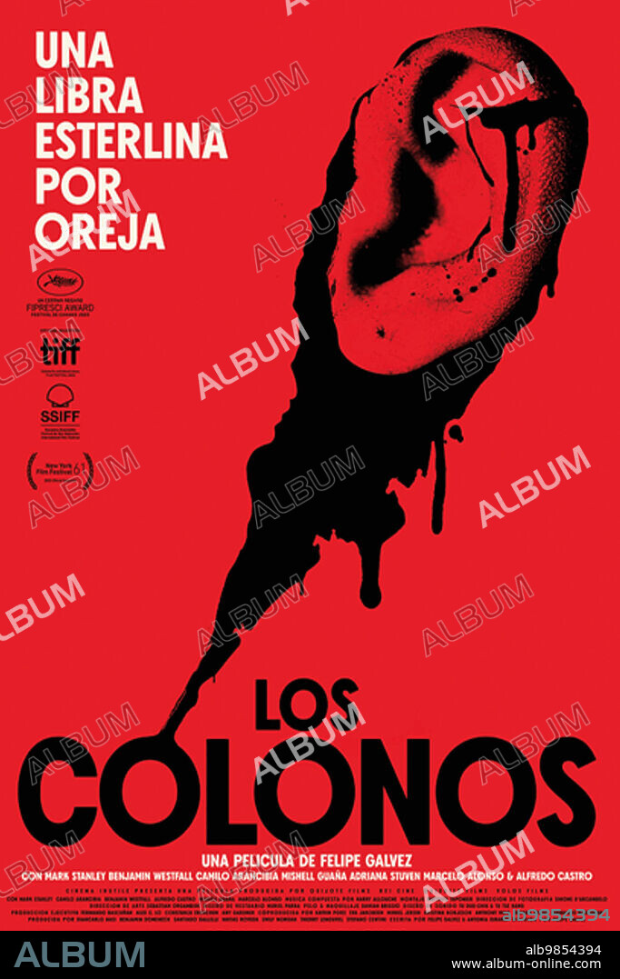 Poster of THE SETTLERS, 2023 (LOS COLONOS), directed by FELIPE GALVEZ HABERLE. Copyright Don Quijote Films.