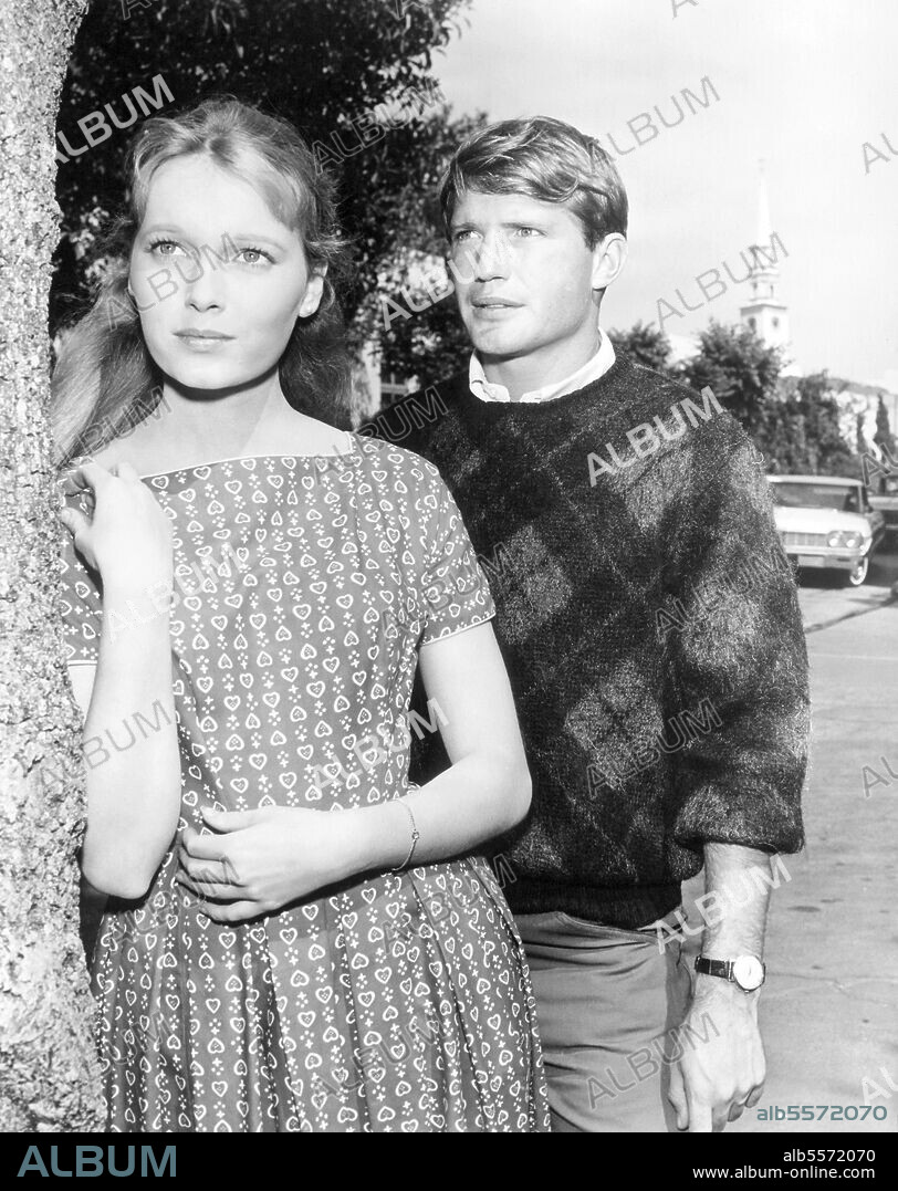 MIA FARROW and RYAN O'NEAL in PEYTON PLACE, 1964, directed by GERALD ...