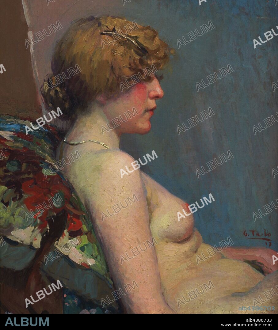 Germán Taibo González (1889-1919). Pintor español. Desnudo, 1917. Museo de  Bellas Artes. La Coruña. Galicia. España. - Album alb4386703