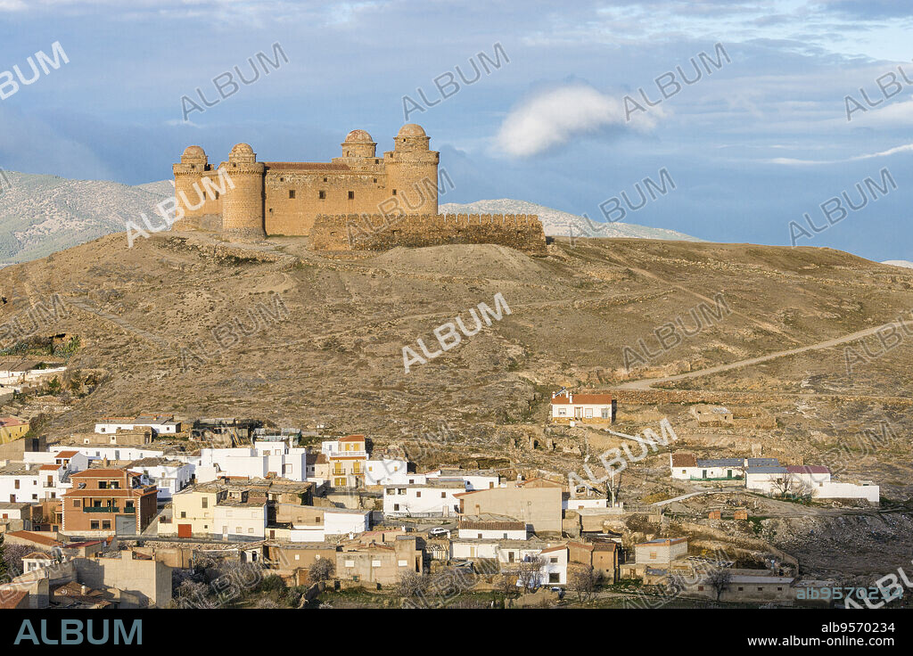 castillo de La Calahorra ,marquesado del Cenete,municipio de La Calahorra, provincia de Granada, comunidad autónoma de Andalucía, Spain.