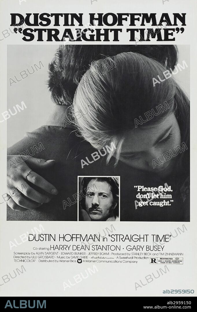 Poster of STRAIGHT TIME, 1978, directed by ULU GROSBARD. Copyright FIRST ARTISTS.