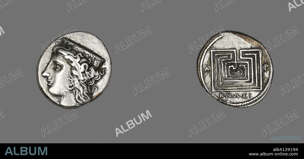 ANCIENT GREEK. Drachm (Coin) Depicting The Goddess Hera. Greek; Minted ...