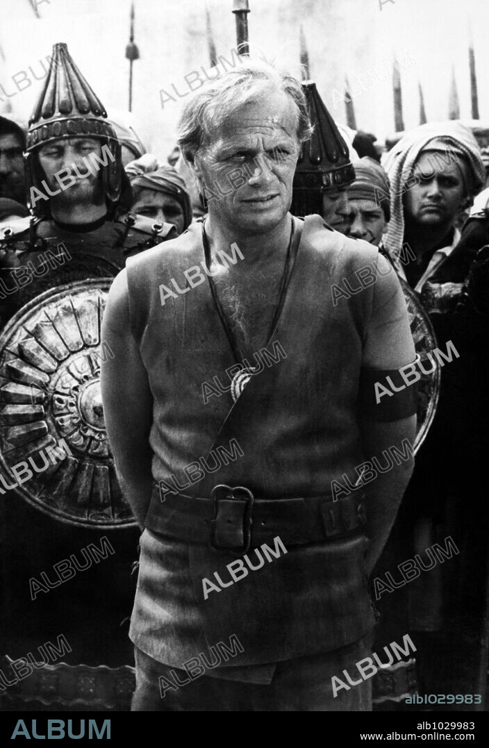 RICHARD WIDMARK in THE LONG SHIPS, 1963. Copyright COLUMBIA PICTURES.