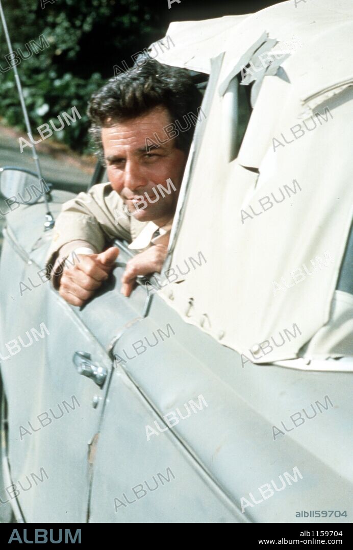 PETER FALK in COLUMBO, 1971, directed by JAMES FRAWLEY, PATRICK MCGOOHAN and VINCENT MCEVEETY. Copyright NBC UNIVERSAL TELEVISION.