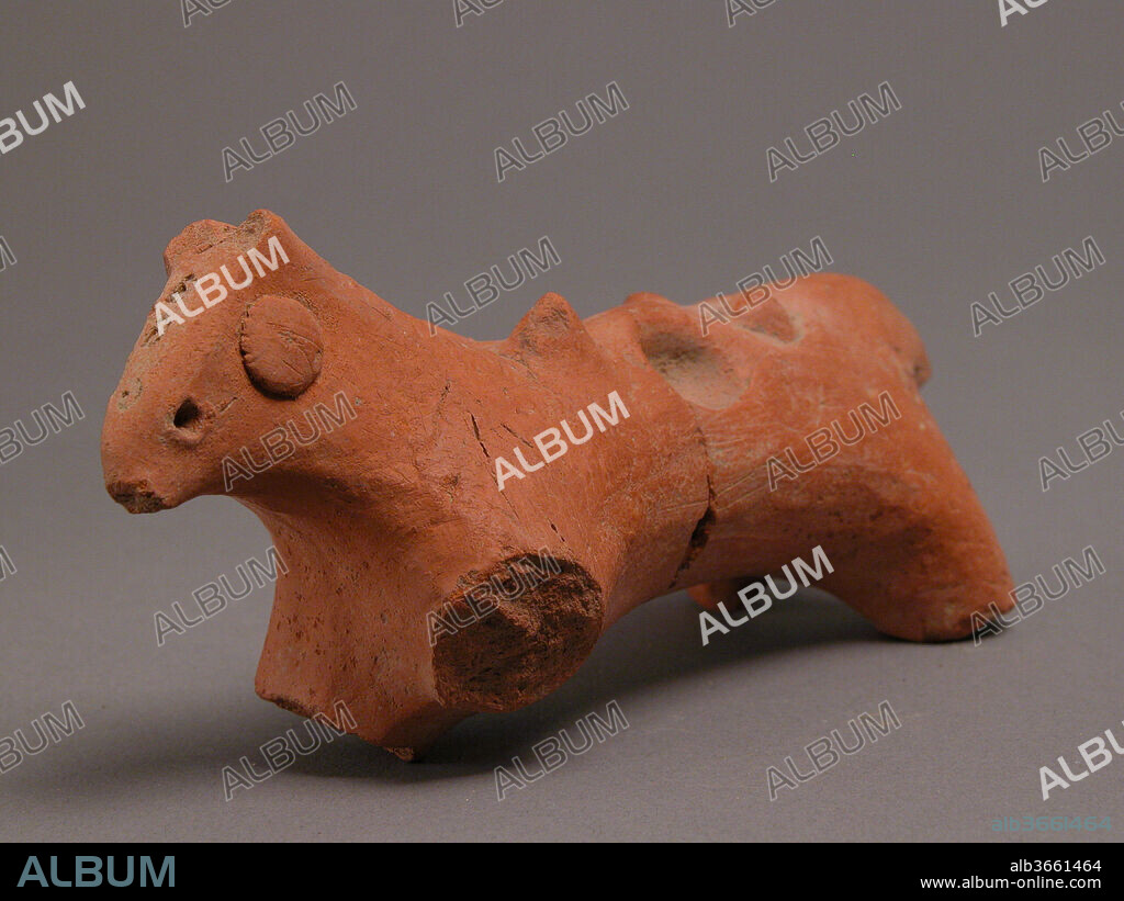 Animal. Culture: Coptic. Dimensions: Overall: 2 5/16 x 5 1/4 x 1 11/16 in. (5.9 x 13.4 x 4.3 cm). Date: 4th-7th century.