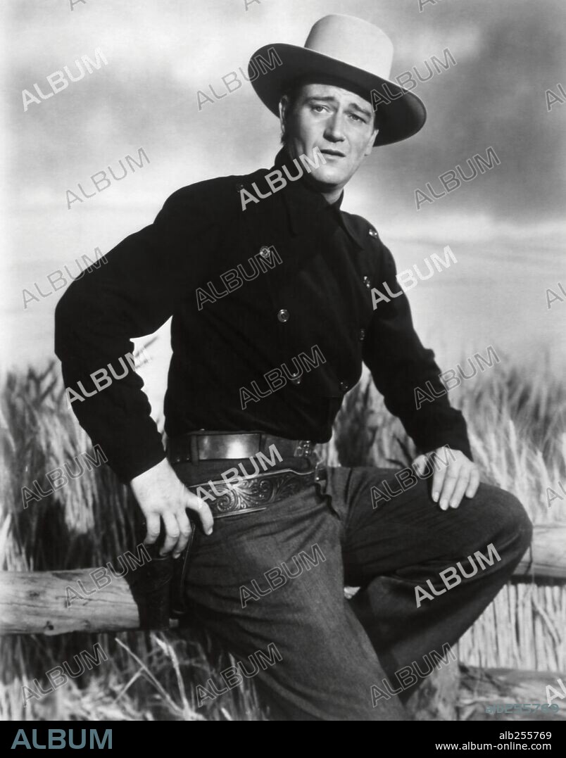 JOHN WAYNE in ANGEL AND THE BADMAN, 1947, directed by JAMES EDWARD GRANT. Copyright REPUBLIC PICTURES.