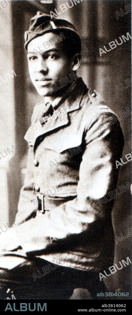 Hughes, circa 1920, in uniform of a Central High School cadet officer. Photographed or supplied by Raoul Abdul.James Mercer Langston Hughes (February 1, 1902 - May 22, 1967) was an American poet, social activist, novelist, playwright, and columnist. After travels to Mexico, west Africa, Paris and England he returned to the US and settled in Washington D.C. There he met the poet Vachel Lindsay who publicized his discovery of a new black poet. By this time, Hughes's earlier work had been published in magazines and was about to be collected into his first book of poetry. He earned a B.A. degree from Lincoln University in 1929, and returned to New York. Except for travels to the Soviet Union and parts of the Caribbean, he lived in Harlem for the remainder of his life, and is best remembered as a leader of the Harlem Renaissance. His main concern was the uplift of his people, whose strengths, resiliency, courage, and humor he wanted to record as part of the general American experience. Permeating his work is pride in the African-American identity and its diverse culture. He died in 1967 from complications after abdominal surgery, related to prostate cancer, at the age of 65.