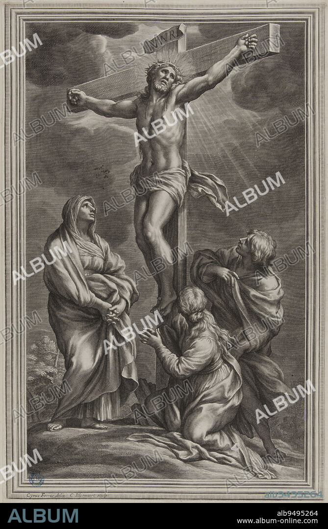 Christ on the cross after Ciro Ferri Dutuit p. 27 Le Blanc 33