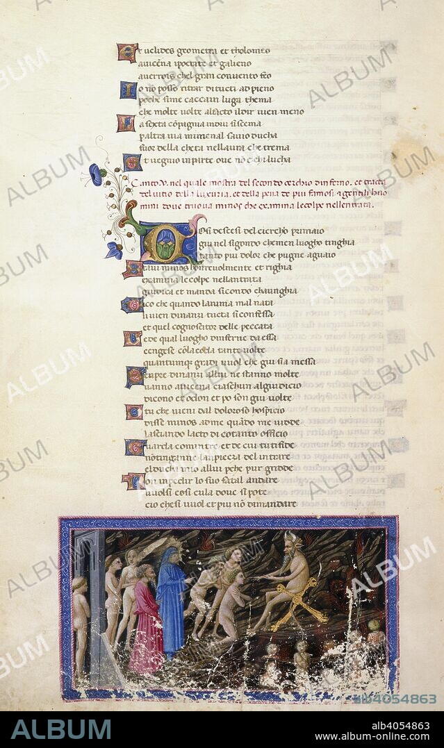 DANTE ALIGHIERI and PRIAMO DELLA QUERCIA. Inferno Canto V