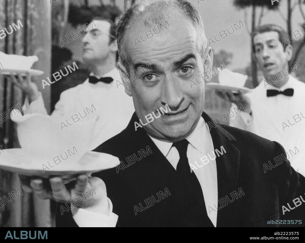 LOUIS DE FUNES in WHAT'S COOKING IN PARIS, 1966 (LE GRAND RESTAURANT), directed by JACQUES BESNARD. Copyright GAUMONT.