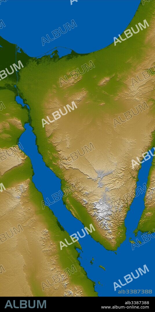 Sinai Peninsula, located between Africa and Asia, is a result of those two continents pulling apart from each other, as the tectonic plates shift.