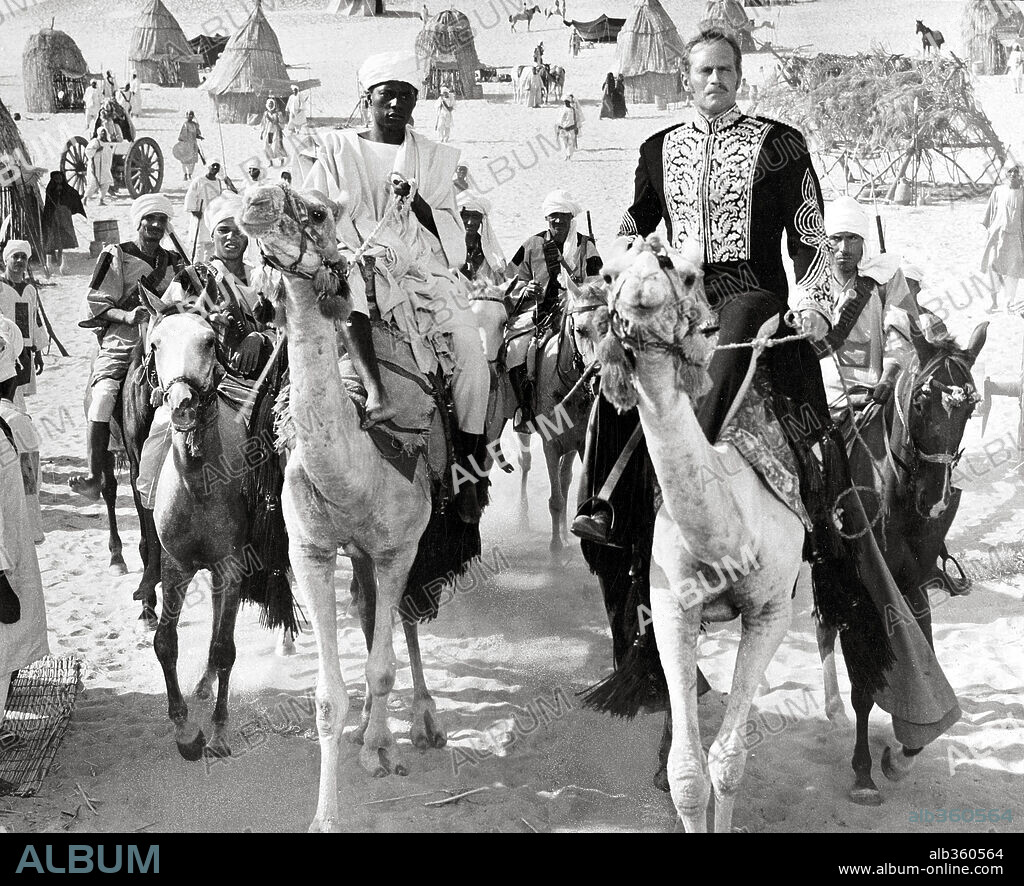 CHARLTON HESTON en KARTUM, 1966 (KHARTOUM), dirigida por BASIL DEARDEN. Copyright CINERAMA/UNITED ARTISTS.