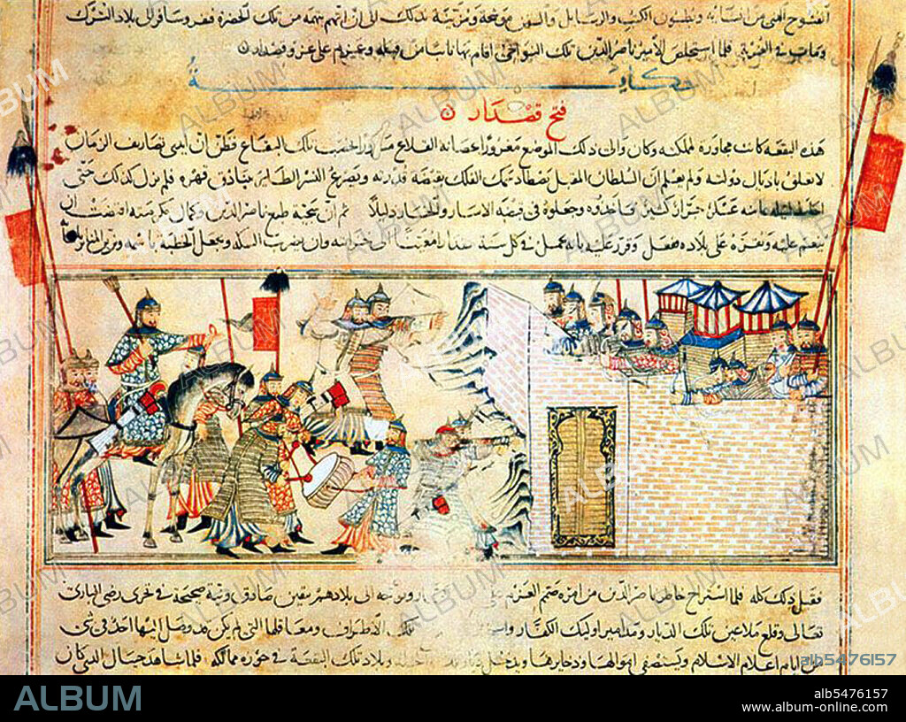 The Ghaznavids were a Persianate Muslim dynasty of Turkic slave origin which existed from 975 to 1187 and ruled much of Persia, Transoxania, and the northern parts of the Indian subcontinent. The Ghaznavid state was centered in Ghazni, a city in modern-day Afghanistan. Due to the political and cultural influence of their predecessors - that of the Persian Samanid Empire - the originally Turkic Ghaznavids had become thoroughly Persianized. The dynasty was founded by Sebuktigin upon his succession to rule of territories centered around the city of Ghazni from his father-in-law, Alp Tigin, a break-away ex-general of the Samanid sultans. Sebuktigin's son, Shah Mahmud, expanded the empire in the region that stretched from the Oxus river to the Indus Valley and the Indian Ocean; and in the west it reached Rey and Hamadan.