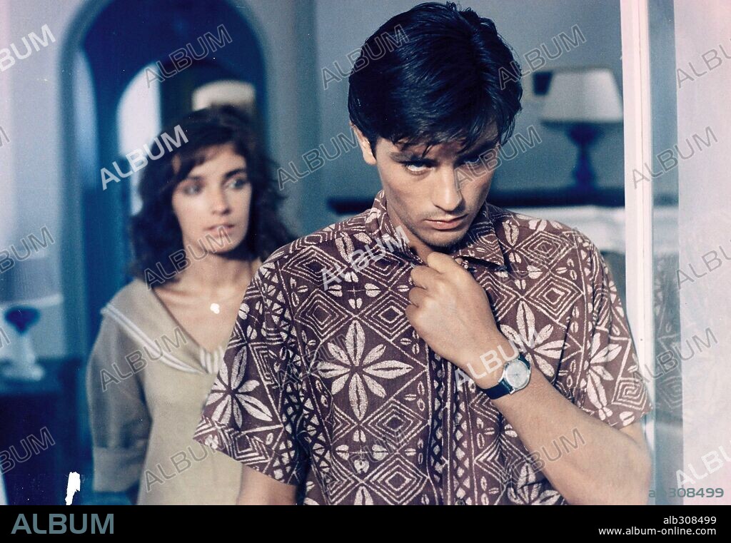 ALAIN DELON y MARIE LAFORET en A PLENO SOL, 1960 (PLEIN SOLEIL), dirigida por RENE CLEMENT. Copyright PARIS FILM/PANITALIA/TITANUS.