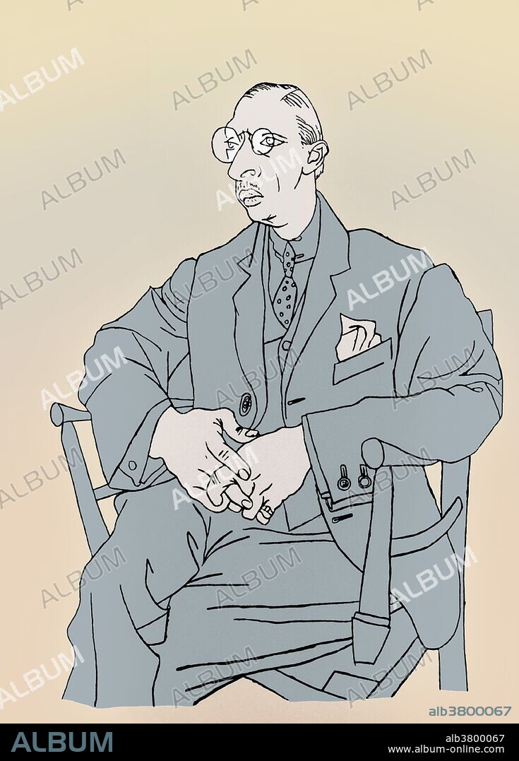 igor stravinsky drawing by picasso