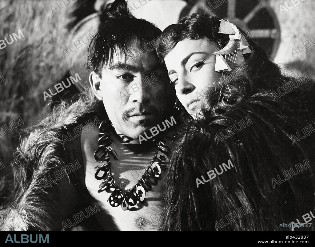 ANTHONY QUINN in ATTILA, 1954. Copyright LUX FILMS/PONTI-DE LAURENTIIS.