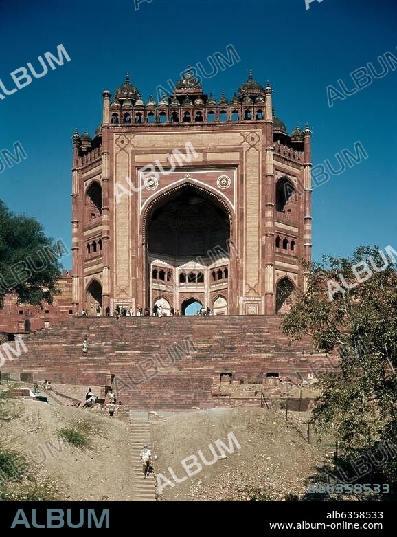 Jodha Bai's palace, Fatehpur Sikri, Uttar Pradesh, India - SuperStock