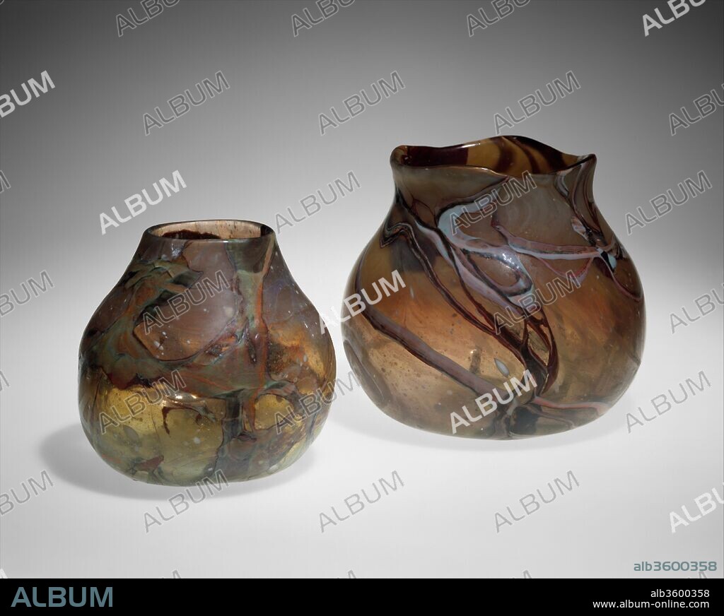 Designed by Louis C. Tiffany, Vase, American