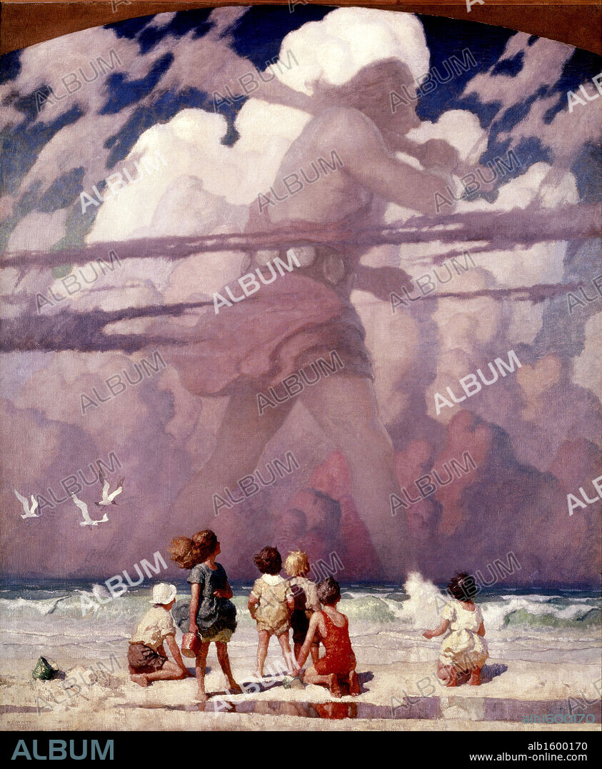 Giant by Newell Convers Wyeth, oil on canvas, 1923, 1882-1945, USA, Pennsylvania, Westtown, Collection of Westtown School.