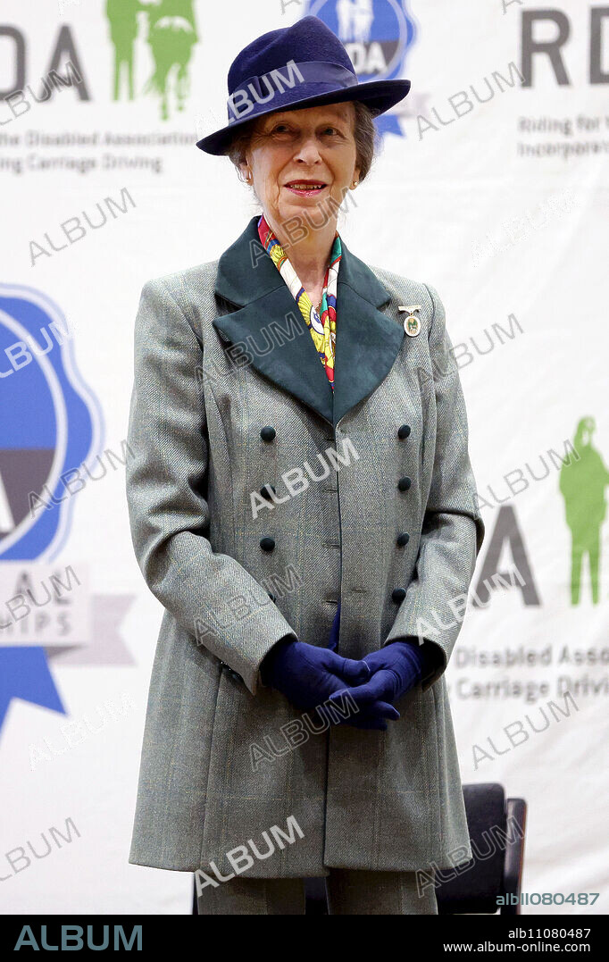 July 12, 2024, Gloucester, London, United Kingdom: Princess Anne with a bruise under her left eye as she returns to royal duties with a visit to the Riding for the Disabled Association National Championships in Gloucester, United Kingdom. The Princess suffered from minor head wounds and concussion in an incident while walking around her Gatcombe Park estate (Credit Image: © Pool/i-Images via ZUMA Press).