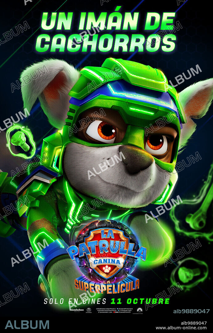 Poster of PAW PATROL: THE MIGHTY MOVIE, 2023, directed by CAL BRUNKER. Copyright Nickelodeon Animation Studios Nickelodeon Movies Paramount Animation Paramount Pictures Spin Master Entertainment.