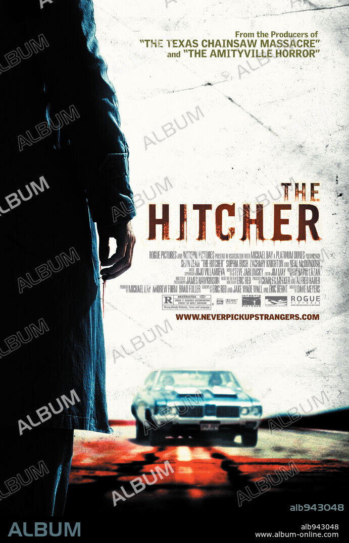 Poster of THE HITCHER, 2007, directed by DAVE MEYERS. Copyright INTREPID PICTURES.