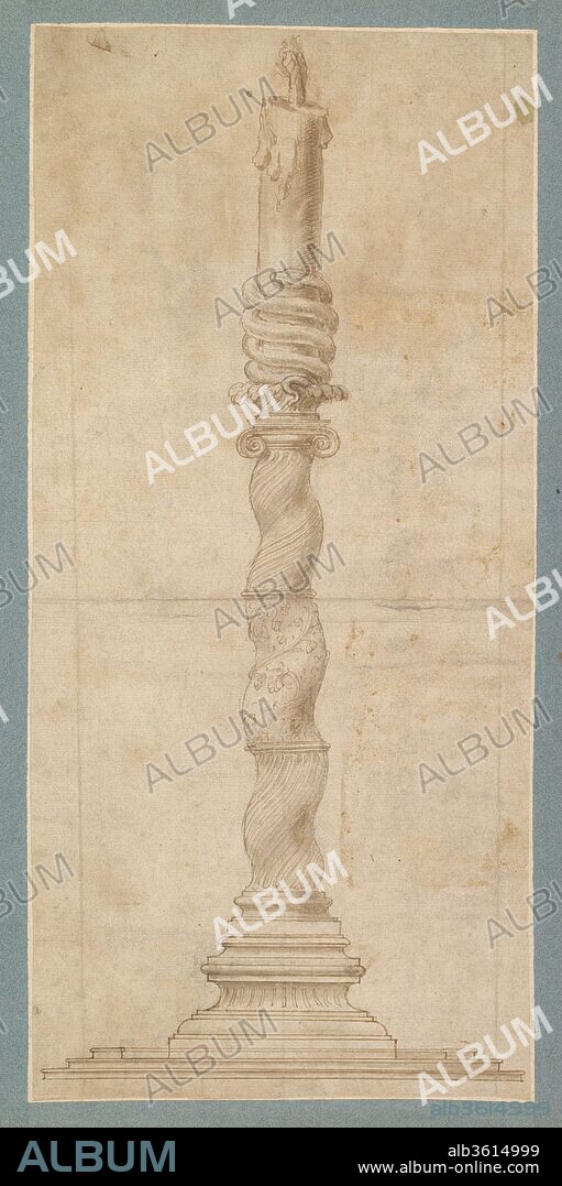 GIULIO ROMANO. Design for a Candlestick - Album alb3614999