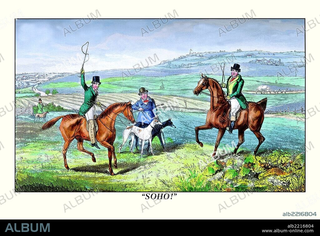 Henry Thomas Alken (1785 – 1851) was a British sporting artist who focused attention on hunting, coaching, racing and steeplechasing scenes.