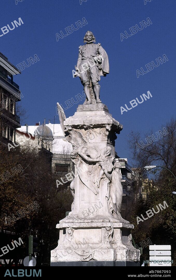 AGUSTIN QUEROL SUBIRATS 1860 1909 . MONUMENTO A QUEVEDO 1902