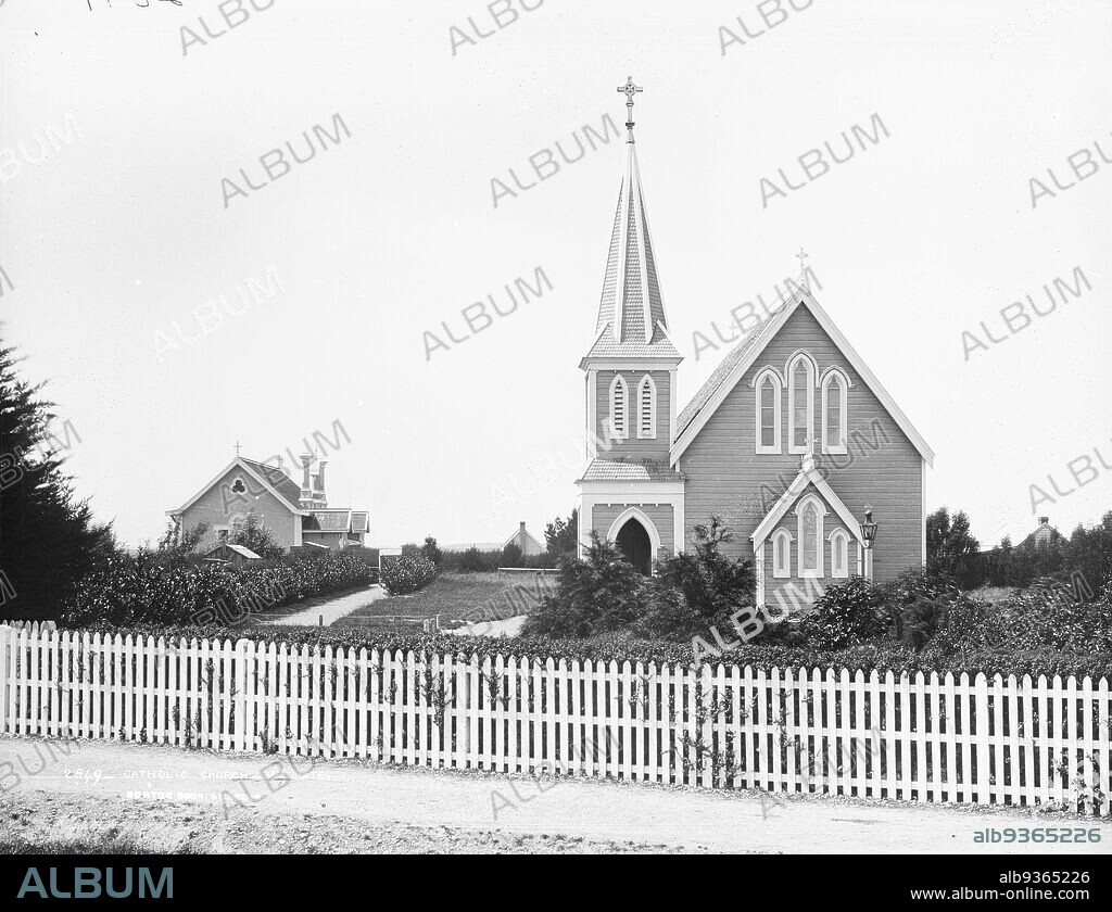 Catholic Church Waimate Burton Brothers studio photography