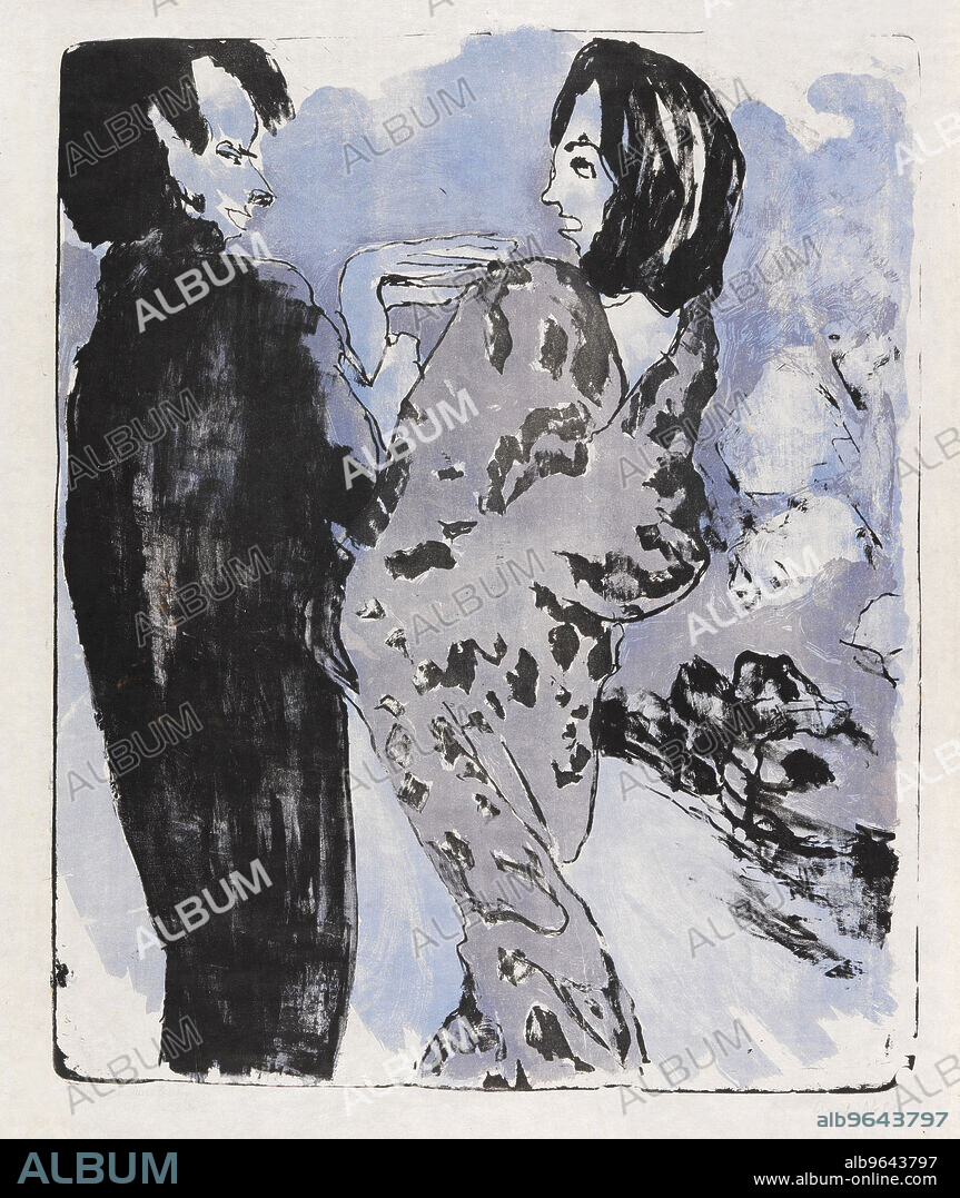 EMIL NOLDE. Young Couple.